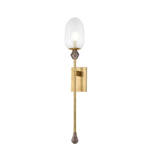 Daith - 1 Light Wall Sconce-33 Inches Tall and 6 Inches Wide