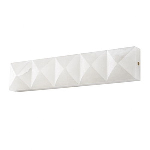 Gypsum - 10W 1 LED Wall Sconce-17.25 Inches Tall and 5 Inches Wide
