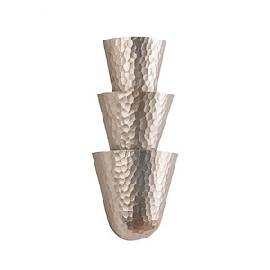 Bucharest - 3 Light Wall Sconce-18 Inch Tall and 8.25 Inch Wide