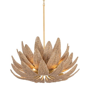 Varanasi - 14 Light Chandelier-16.75 Inch Tall and 30 Inch Wide - 1388209