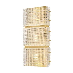 Mav - 3 Light Wall Sconce-16.75 Inch Tall and 8.5 Inch Wide - 1388220