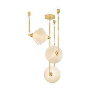 Solara - 28W 3 LED Chandelier-34.5 Inch Tall and 32.75 Inch Wide - 1388236