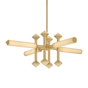 Hydra - 45W 12 LED Chandelier-18 Inch Tall and 48 Inch Wide - 1420534