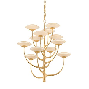 Pluro - 38W 12 LED Chandelier-39.25 Inch Tall and 34 Inch Wide - 1420582