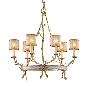 Parc Royale - 6 Light Chandelier-31.75 Inches Tall and 29 Inches Wide