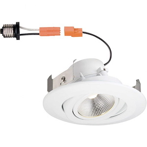 Df Pro - 4 Inch 9W 1 3000K Led Remodel Directional Gimbal Recessed Trim Light - 917396