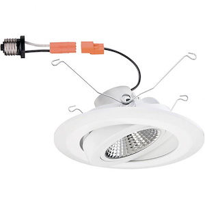 Df Pro - 6 Inch 11W 1 3000K Led Remodel Directional Gimbal Recessed Trim Light - 917398