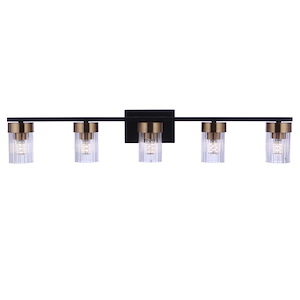 Bond Street - 5 Light Bath Vanity-6.5 Inches Tall and 35 Inches Wide - 1338098
