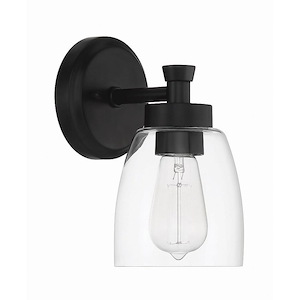 Henning - 1 Light Wall Sconce-9.29 Inches Tall and 5.12 Inches Wide