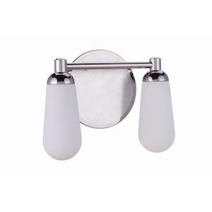 Riggs - 2 Light Bath Vanity-9.5 Inches Tall and 12.4 Inches Wide
