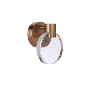 Glisten - 7W 1 LED Wall Sconce-7.25 Inches Tall and 5.5 Inches Wide