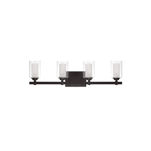 Celeste 4 Light Bath Vanity in Modern Style - 26.75 inches wide by 7 inches high