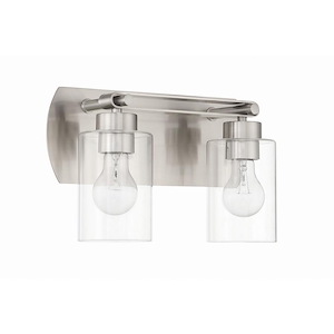 Hendrix - 2 Light Bath Vanity-8.25 Inches Tall and 14 Inches Wide