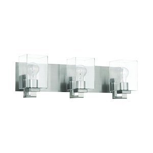 McClane - 3 Light Bath Vanity-7.63 Inches Tall and 24.25 Inches Wide - 1324905