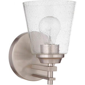 Drake - 1 Light Wall Sconce in Transitional Style - 5.5 inches wide by 9.5 inches high