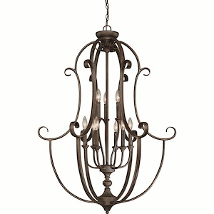 Barret Place - Nine Light Foyer - 32 inches wide by 44 inches high