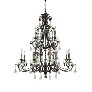 Englewood - Twelve Light Chandelier - 40 inches wide by 46 inches high - 603702