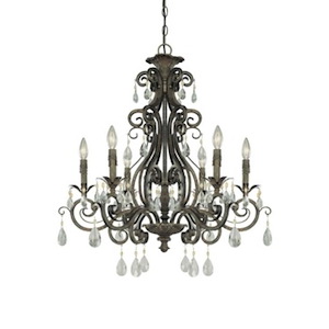 Englewood - Six Light Chandelier - 29 inches wide by 32 inches high