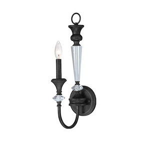 Boulevard - One Light Wall Sconce - 5 inches wide by 19.75 inches high