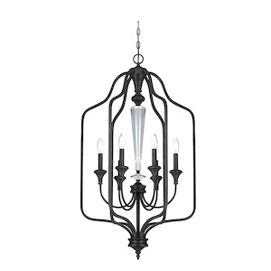 Boulevard - Six Light Chandelier - 21 inches wide by 39 inches high