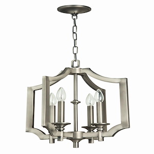 Lisbon - Four Light Foyer - 20.87 inches wide by 26.31 inches high