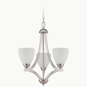 Almeda - Three Light Chandelier - 20 inches wide by 23 inches high
