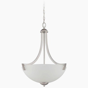 Almeda - Three Light Inverted Pendant - 20.4 inches wide by 26 inches high