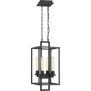 Cubic - Four Light Foyer - 10.5 inches wide by 24 inches high - 613103