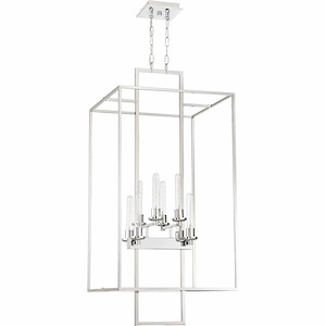Cubic - Eight Light 2-Tier Foyer - 20.5 inches wide by 46.5 inches high - 1215360