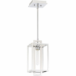 Cubic - One Light Mini Pendant - 7 inches wide by 50 inches high