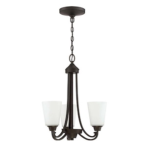 Grace - Three Light Chandelier - 18 inches wide by 22 inches high