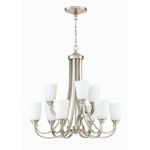 Grace - Nine Light 2-Tier Chandelier - 32 inches wide by 31 inches high - 603581