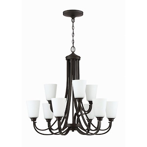 Grace - Nine Light 2-Tier Chandelier - 32 inches wide by 31 inches high