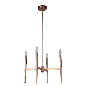 Ella - Four Light Chandelier - 25.5 inches wide by 23.5 inches high