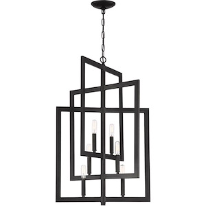 Portrait - 6 Light Foyer-28 Inch Tall and 19 Inch Wide - 1421319