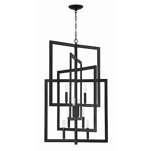 Portrait - 8 Light Foyer-33 Inch Tall and 21 Inch Wide - 918437