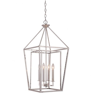 Hudson - Four Light Large Foyer - 15.75 inches wide by 32.25 inches high - 613235
