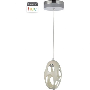 Ovale - 5W 1 LED Mini Pendant - 7.6 inches wide by 10.63 inches high
