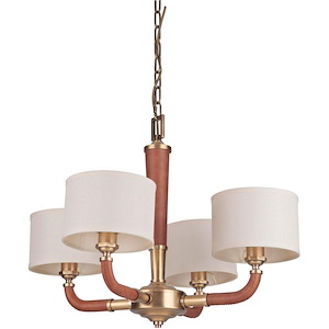 Huxley 4 Light Chandelier 20.75 Inch Tall and 28 Inch Wide - 1397204