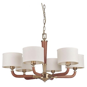 Huxley - Six Light Chandelier - 34.6 inches wide by 20.75 inches high - 721223