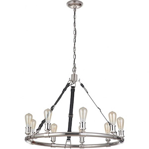 Huxley - Nine Light Chandelier - 34 inches wide by 25 inches high - 1215665