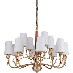 Churchill - Twelve Light Chandelier - 34.4 inches wide by 26 inches high