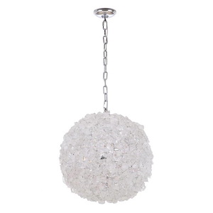 Roxx - 4 Light Pendant In Transitional Style-23.63 Inches Tall and 22 Inche Wide
