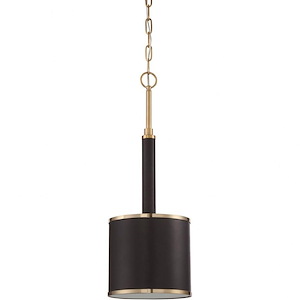 Quinn - One Light Mini Pendant - 9.13 inches wide by 25 inches high
