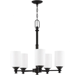 Dardyn - 5 Light Chandelier-25 Inches Tall and 25 Inches Wide