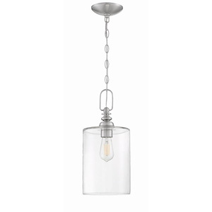 Dardyn - One Light Mini Pendant - 7.5 inches wide by 16.5 inches high