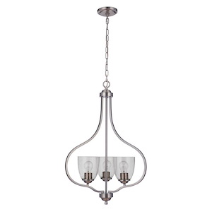 Serene 3 Light Foyer 30.75 Inch Tall and 22.5 Inch Wide - 1397207