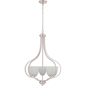 Serene - Five Light Foyer in Transitional Style - 25 inches wide by 34.5 inches high - 921766