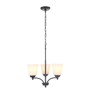 Tyler 3 Light Chandelier 23 Inch Tall and 19.5 Inch Wide - 1397208