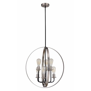 Randolph - 6 Light Foyer In Transitional/Modern and Contemporary Style-24.75 Inches Tall and 24 Inches Wide